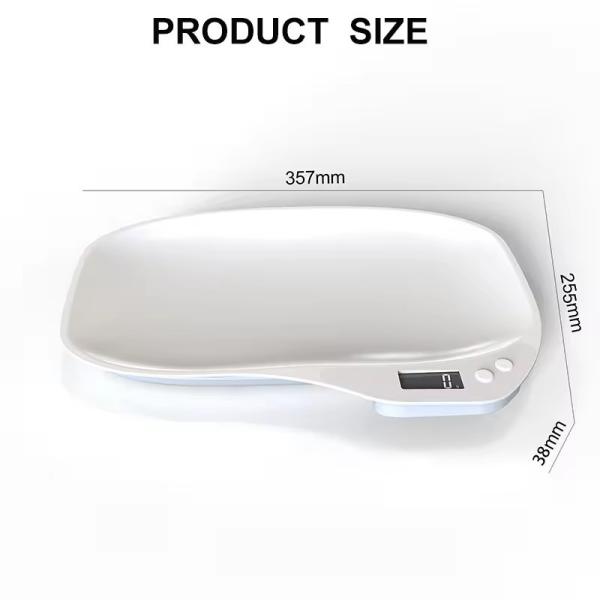 Échelle électronique portable de précision numérique Échelle de poids pour chiot lapin chaton Perte de poids 33lb/15kg 1g
