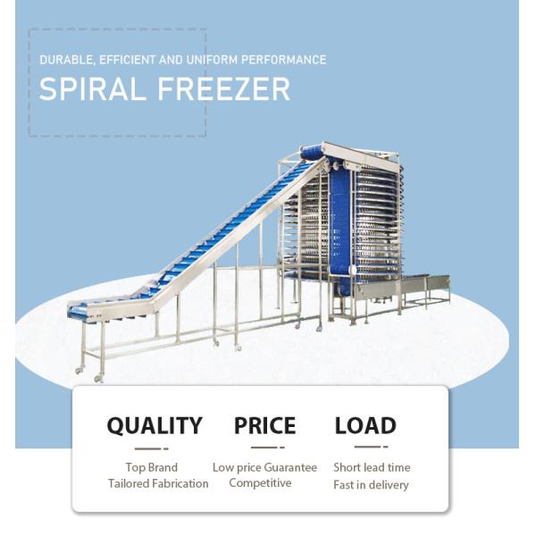 Industrial IQF Quick Freezing Vegetable Machine Easy Operation One Key Touch Operation