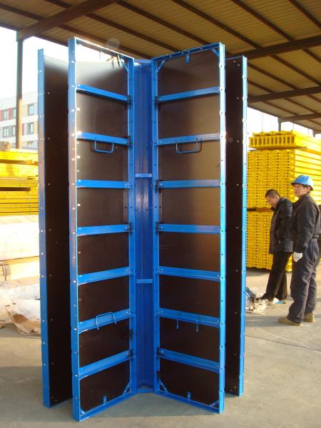 Lightweight Timber Wood Frame Formwork For Columns And Walls Concrete Pouring