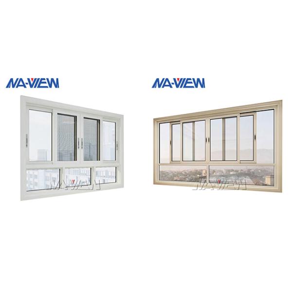 aluminum 6063 Sliding Office Window Interior Sliding Glass Window