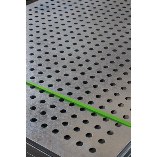 Yellow Plum Blossom Hole Perforated Aluminum Sheet For Decoration