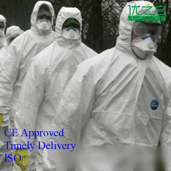 Medical Lightweight Disposable Coveralls , pP Breathable Disposable Coveralls