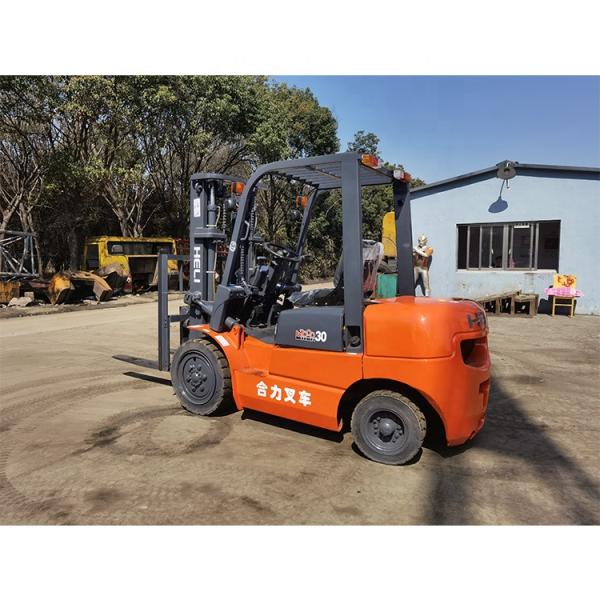 Food Shop Diesel Forklift Truck with Euro 3 Euro Engine HELI HECHA 3TON 3 Ton