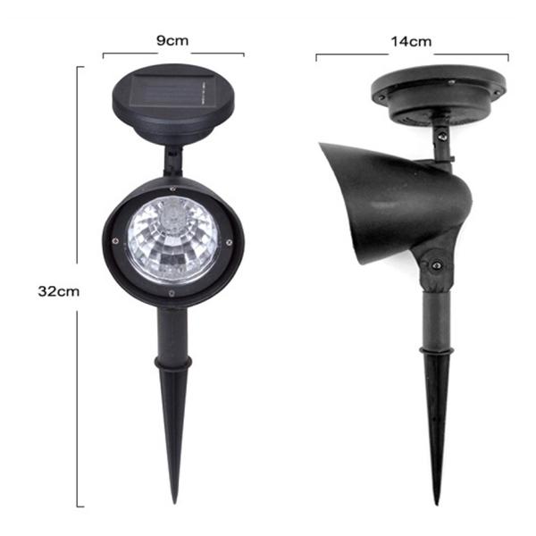 4 LED solar outdoor waterproof lawn yard Motion sensor light