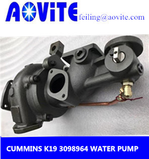 CUMMIN K19 WATER PUMP 3098964
