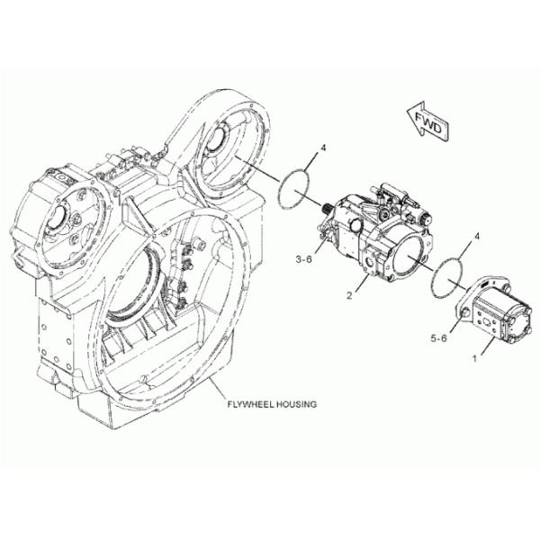 Belparts 3699658 4489705 Hydraulic Main Pump Assy E374FL 390FL Hydraulic Piston Pump Gp-vane Aftermarket Original Excavator Parts