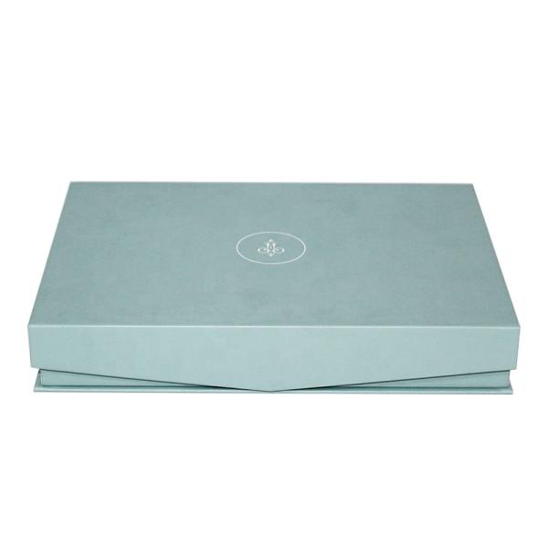 Recycled Flat Folding Cardboard Magnetic Closure Gift Box For Wedding Dress