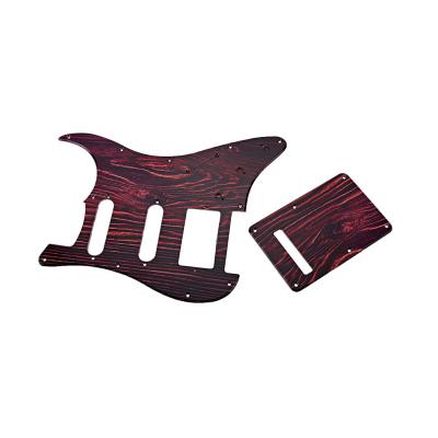 3Ply SSH Electric Guitar Pickguard Scratch Plate Back Plate & Screws For American Fender ST Style Electric Guitar
