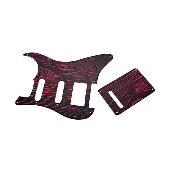3Ply SSH Electric Guitar Pickguard Scratch Plate Back Plate & Screws For American Fender ST Style Electric Guitar
