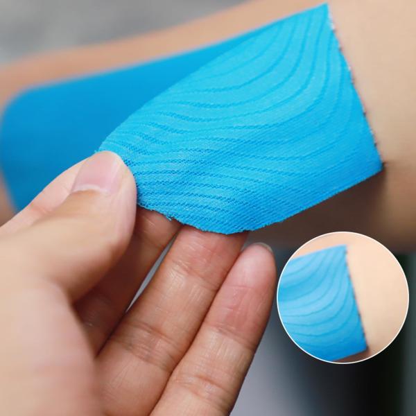 fita cinesiológica para atletas de fisioterapia ombro costas músculos articulações fita esportiva à prova d'água respirável látex livre 5m*5cm