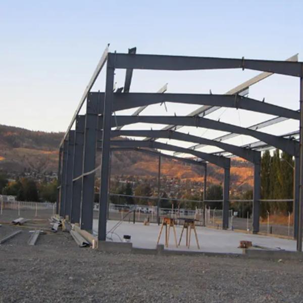 Welded Commercial Lightweight Steel Frame Construction H Shape For Workshop