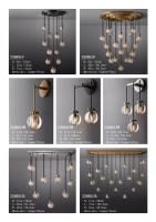 Plafonnier LED personnalisable pour maison et hôtel 110-240V