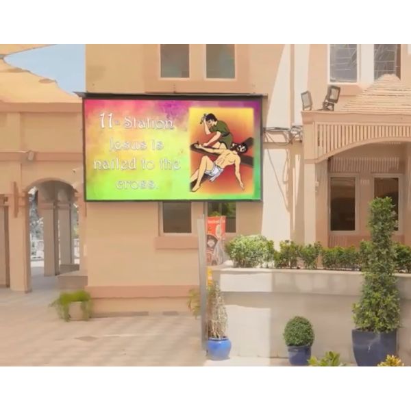 High Resolution Church Stage Backdrop LED Screen Video Wall Panel for Church