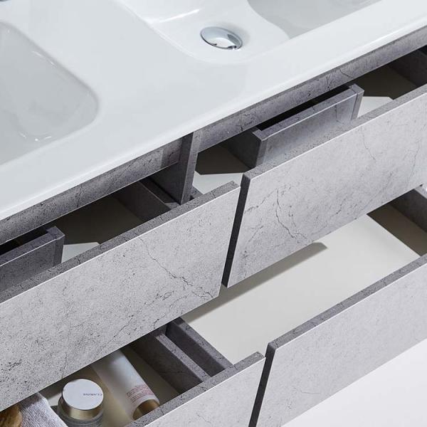 Plywood Led Bathroom Mirror Cabinet Rectangle Unpainted Board Material