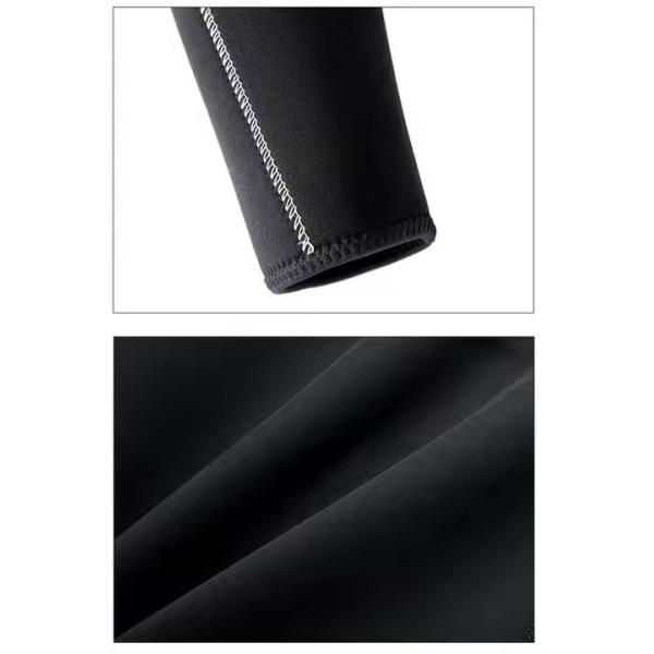 Traje de neopreno de buceo térmico de 3MM, traje de pesca submarina negro para deportes al aire libre y natación