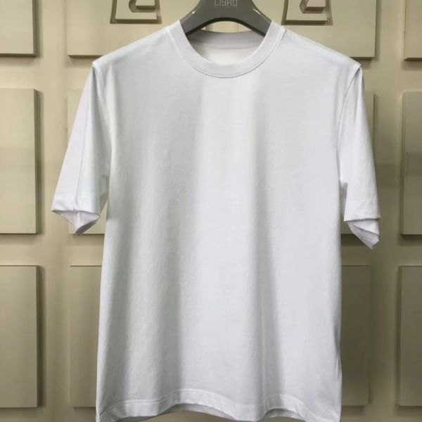 Men's Breathable 100% Cotton Screen Printing Loose Customized LOGO