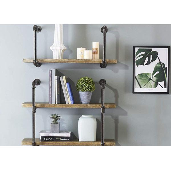 Black Finished Industrial Pipe Toilet Paper Holder Robe Hook Electroplated