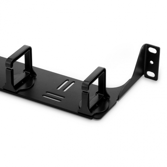 Черный 1U 12 портов сетевой шкаф стойки монтаж кабельного управления кабельного организатора для структуры