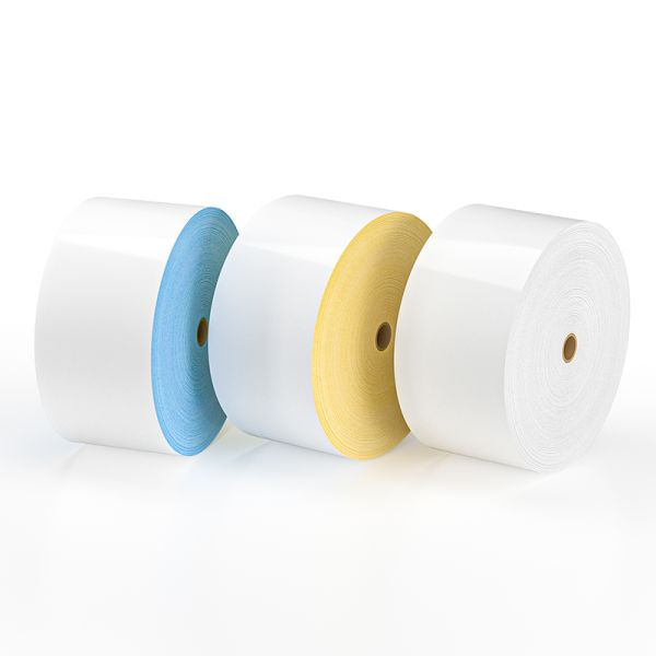 BOPP PP Label Jumbo Roll SELF Adhesive GLOSS WHITE FILM ACRYLIC 1525mm/1080mm