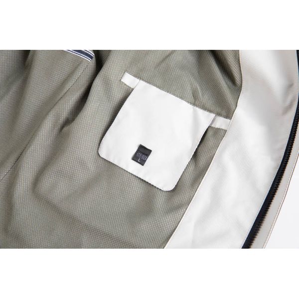Men's Water-Repellent Lightweight Jacket with Colorblock Design for Outdoor Commuting