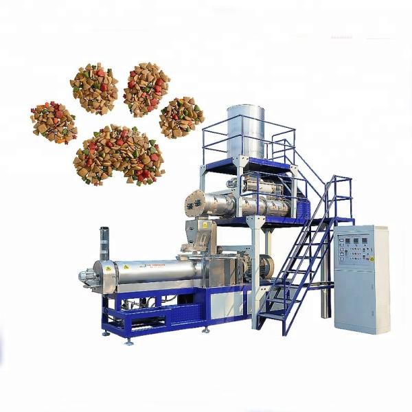 Ligne de production d'aliments pour animaux de compagnie Machine industrielle automatique pour l'alimentation des poissons humides et secs