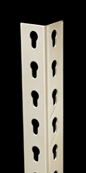 Fiberboard 4 - 5 Levels Rivet System Boltless Metal Shelving For Home / Office