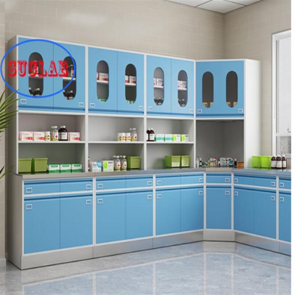 Stainless Steel /Full Steel Frame Wall Mounted Hospital Clinic Furniture Medical Cabinet Price