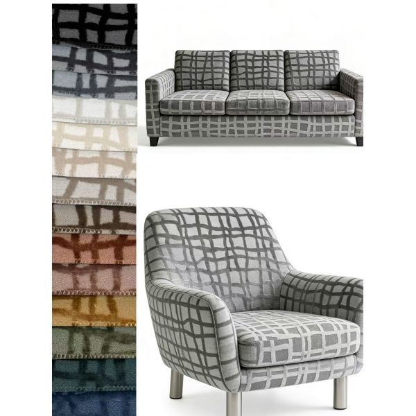 100%Polyester Cut Pile Jacquard Velvet Fabric For Sofa