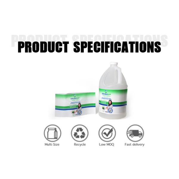 PETG ODM ярлыка сокращения Pvc фильма упаковки сокращения бутылки с водой 1 галлона водоустойчивый