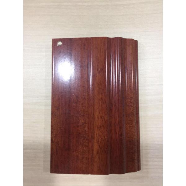 Delicate Smooth Flat Wood Grain Aluminum Extrusion For Kitchen Floor
