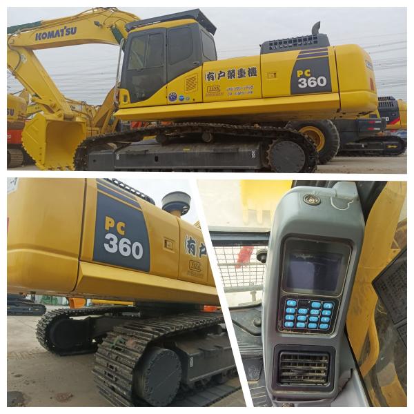 Pc130 Pc200 Used Komatsu Pc360 Excavator 36 Tons Yellow