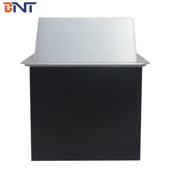 Aluminum alloy hydraulic popup desktop hidden power outlet for office system