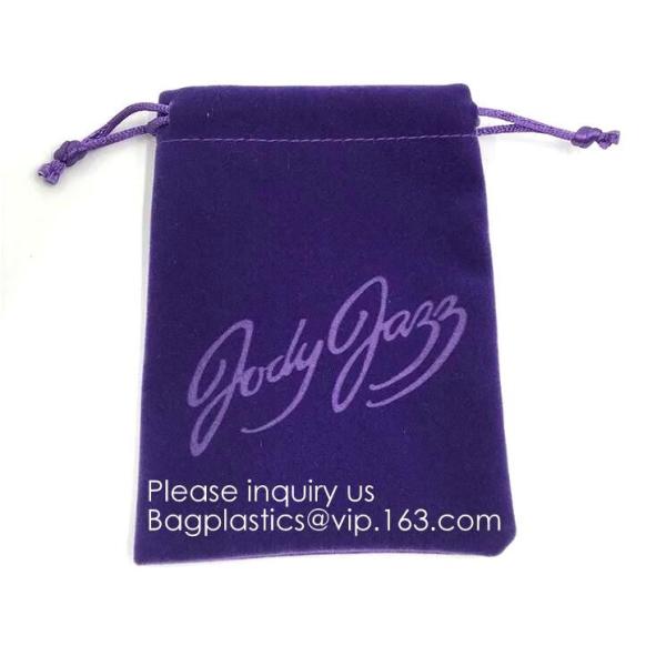 Velvet Jewelry Pouch with Snap Button for Necklaces Bracelet Rings Watch,bracelet, necklace, rings, watch GIFT PACKAGE