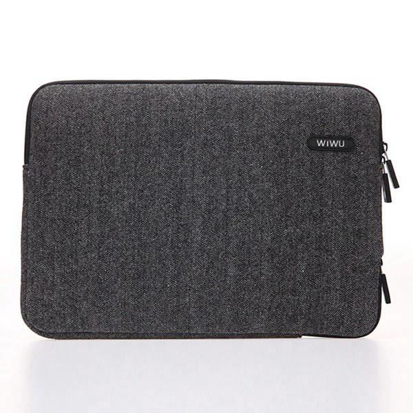 Waterproof Felt Mens 17 inch Laptop Bags , Zipper Notebook Sleeve