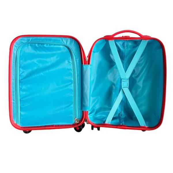 Детский чемодан с четырьмя колесами