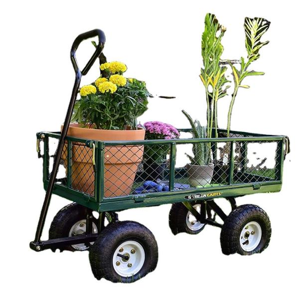 Steel Garden Wagon Highly Recommended for Home by Foreign Customers at Qingdao Port