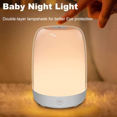 1.2W DC5V Rechargeable Nursery Night Light With Dimmable RGB