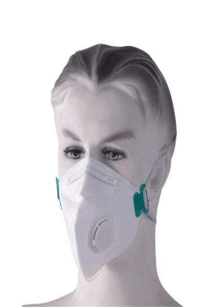 3 Ply Non Woven Medical Mask , Asbestos Dust Mask Folded For Painting / Spraying Workshop