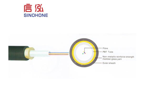 High Flexibility Fiber Network Cable Types Non Metallic Central Tube Access