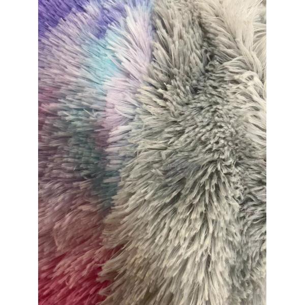 Long pile faux fur 100% polyester knitted plush toy fabric for plush stuffed animals