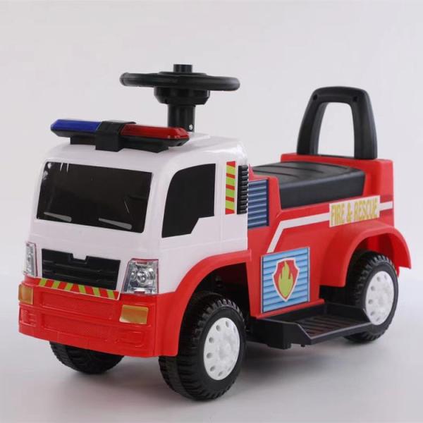 Красный Белый / Белый / Красный 6V Электрическая езда на автомобилях для детей Симуляция сирены Освещение и музыка