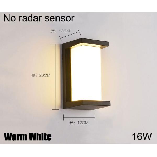 outdoor wall lamp waterproof IP65 outdoor led light with motion sensor(WH-HR-40)