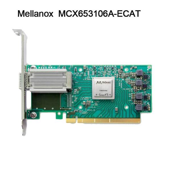 100g HDR Infiniband Mellanox 100gb Nic Network Interface QSFP56 MCX653106A-ECAT