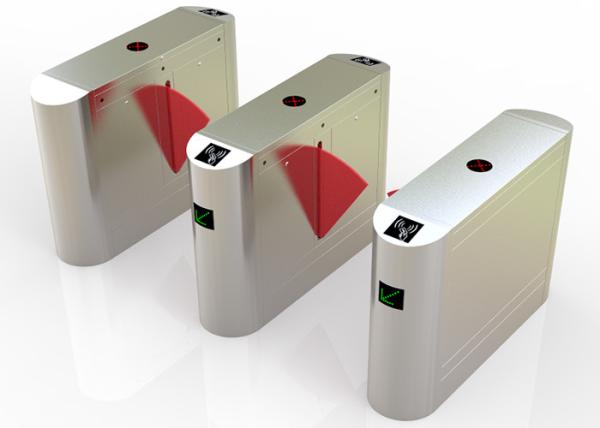 DC Motor 550MM Width 40W SS304 Pedestrian Flap Gate