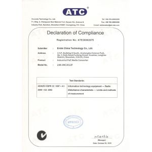 E-link China Technology Co.,LTD Certificaciones