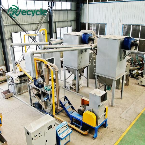 High Recovery Rate Metal Recycling Machine for PCB Motherboards E Waste Recycling Plant