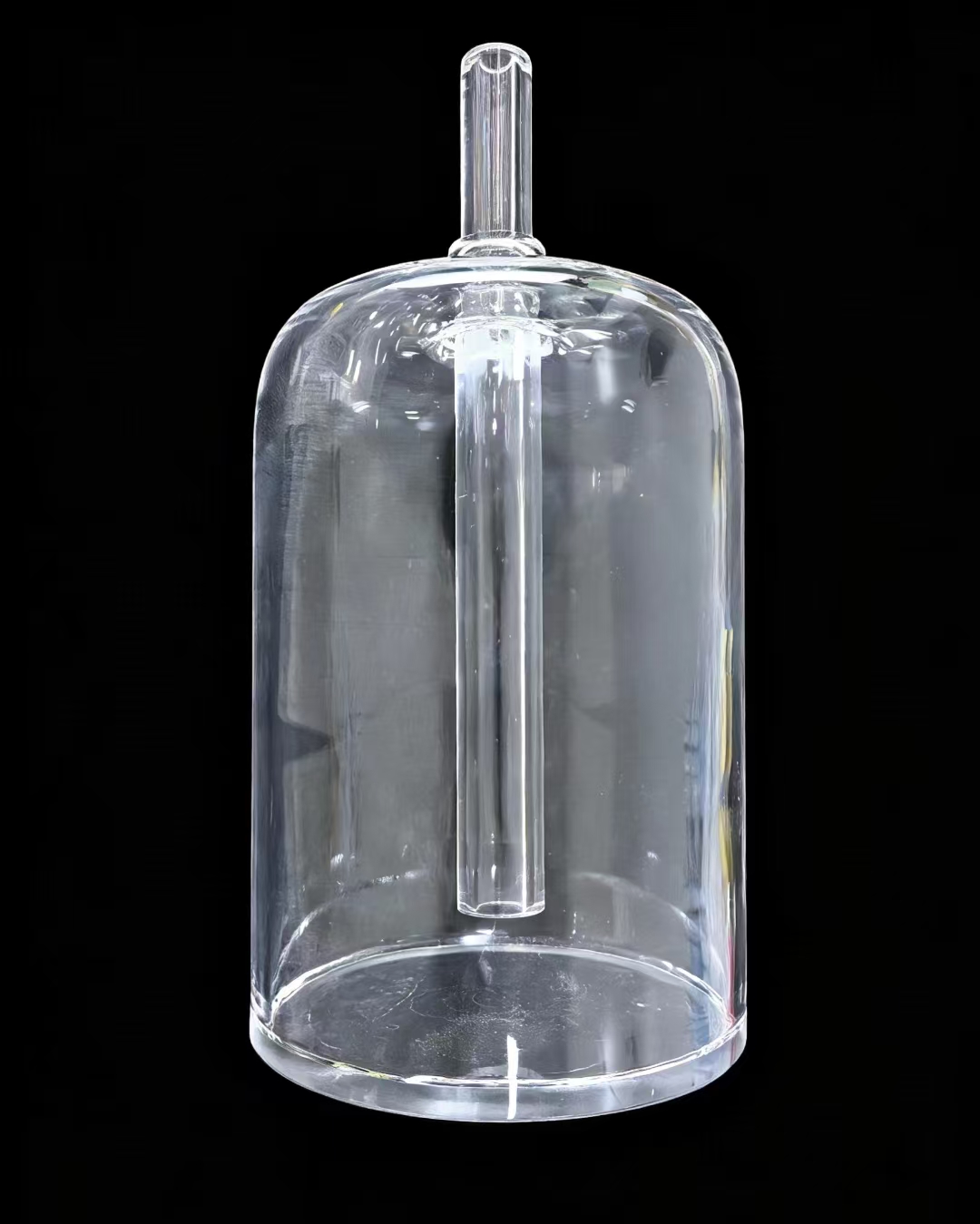 Transparent Quartz Bottle High Temperature Corrosion Resistant for Industrial Lab Experiments
