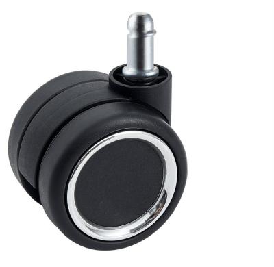 55mm Wheel WidthThreaded Stem Caster Wheels Light Duty Small Wheels Swivel  Furniture Office Chairs