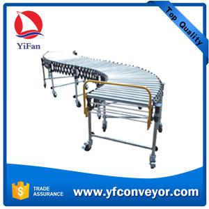 Flexible Expandable Gravity Zinc Plated Steel Roller Conveyor