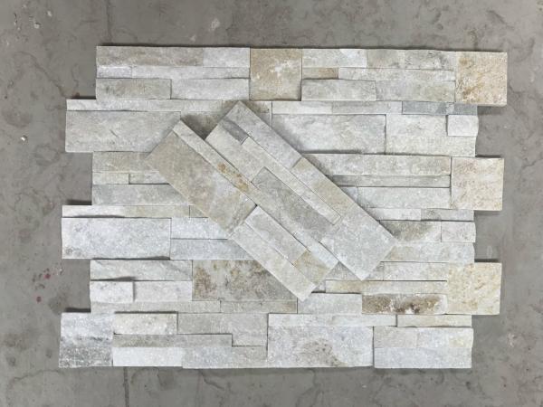 Rectangle Color White 15x60cm 6X24 Indoor Stone Veneer Panels